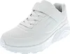 A white Skechers Uno Lite sneaker for children is shown from a side angle against a white background. Produktbild-Vorschau