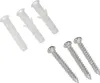 A set of wall anchors and screws on a white background. Náhled obrázku produktu
