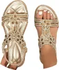 ASKSA Femmes sandales paillettes été, sandales strass Voir les images du produit 1