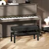 HOMCOM Pianobank, pianostoel met opbergruimte, belastbaar Productafbeelding-voorbeeld 2