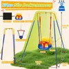 Izrielar 4in1 Altalena per bambini con telaio – Altalena e Anteprima dell’immagine prodotto 2