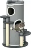 PawHut 99 cm Kratzbaum für Katzen mit Höhlen und Spielball Produktbild-Vorschau 1