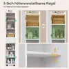 Armoire haute pour salle de bain Mondeer avec façade Voir les images du produit 7