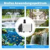 Akvarijní čerpadlo Jezírkové čerpadlo 1500L/h Ponorné Náhled obrázku produktu 4