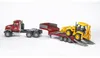 bruder MACK Granite Tieflader und JCB 4CX Baggerlader, Produktbild-Vorschau 9