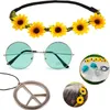 Oblique Unique Hippie Kostüm Accessoire Set - Sonnenbrille Produktbild-Vorschau 1