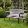di volio Gartenbank FORIO - Grau, Wetterfeste Bank für Produktbild-Vorschau 2