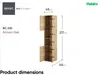 MEBLINI Schrank für Schrankbett Bed Concept - Hochschrank Produktbild-Vorschau 7