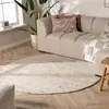 Volero - Wollteppich Rund - Feline Weiß Meliert - Ø 120 cm Produktbild-Vorschau 1