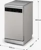 Klarstein Verosteel Zmywarka 45cm Wolnostojąca - 10 miejsc, Podgląd zdjęcia produktu 3
