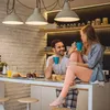 Relaxdays Vorratsdosen Glas, 3er Set, für Pasta, Reis, Produktbild-Vorschau 5
