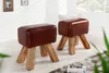 riess-ambiente Design Sitzhocker TURNBOCK mit Echtleder Produktbild-Vorschau 3