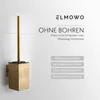ELMOWO - Edelstahl Klobürste ohne Bohren in gold - Produktbild-Vorschau 2
