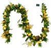 GOPLUS Weihnachtsdeko Girlande mit Beleuchtung, 270 cm Produktbild-Vorschau 1