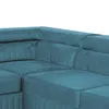 U-Form Ecksofa Magnum U Türkis mit Schlaffunktion und 2 Produktbild-Vorschau 11