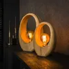 Hoyz-Kollektion – Tischlampe Arch Wood 1L – Massives Produktbild-Vorschau 3