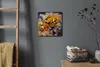 Coloray Uhr auf Leinwand 30x30 cm Wand Uhr Dekoration Produktbild-Vorschau 4