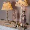 Clayre & Eef Pied de lampe Ø 10x26 cm Marron Bois Voir les images du produit 1