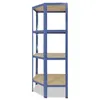 shelfplaza HOME 155x90x60 cm Eckregal in blau mit 4 Böden Produktbild-Vorschau 6