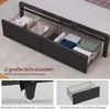 AODEMOKO Polsterbett 140x200 cm mit LED-Beleuchtung und 2 Produktbild-Vorschau 6