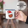 Trendation - Basketball Weihnachten Emaille Tasse Geschenk Produktbild-Vorschau 2