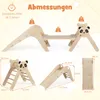 COSTWAY Kletterdreiecke Set, faltbares Produktbild-Vorschau 3