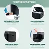 kosz na śmieci eluno, kosz z pedałem - 2 komory o Podgląd zdjęcia produktu 5