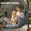Sweiko Outdoor Hängesessel Hängesessel, inkl. Polster, Produktbild-Vorschau 8