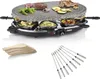 Raclette Gerät oval heißer Stein Natursteingrill & Gabeln Produktbild-Vorschau 1