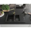 Mexen Gaspar 1,5-Becken-Granitspüle mit Abtropffläche und Produktbild-Vorschau 3