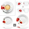 Mona 18-częściowy zestaw do kawy porcelanowy z motywem Podgląd zdjęcia produktu 5