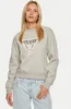 GUESS Damen CN Icon Sweatshirt, Grau, Größe L – Stilvolles Produktbild-Vorschau 1