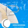COSTWAY Edelstahl Poolleiter, Schwimmbad Leiter Handlauf Produktbild-Vorschau 4
