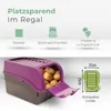 Novaliv Gemüseboxen Kartoffelboxen Vorratsbehälter 3,5l bis Produktbild-Vorschau 3