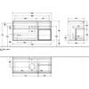 Villeroy & Boch F832HBMT Waschbeckenunterschrank Finion F83 Produktbild-Vorschau 3