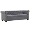 vidaXL 3-osobowa sofa Chesterfield w aksamitnym obiciu Podgląd zdjęcia produktu 8