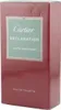 Eau de Toilette-Verpackung von Cartier in glänzendem Rot mit grünem Feld und klassischer Typografie für eine elegante, maskuline Note. Podgląd zdjęcia produktu