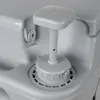Trizand 24498 Přenosná kempingová toaleta 20 + 12 l, šedá Náhled obrázku produktu 13