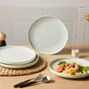 Teller set 4er Ø26,5 cm Keramik Essteller Steakteller Produktbild-Vorschau 8