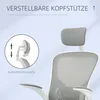 Vinsetto: sedia da ufficio ergonomica con funzione Anteprima dell’immagine prodotto 8