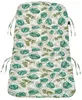A cushion with a tropical leaf pattern. Anteprima dell’immagine prodotto