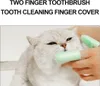 2 Paare Hundezahnbürste Fingerling Wiederverwendbar, Pet Produktbild-Vorschau 3