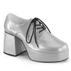 Plateauschuhe Herren silber Schuhgröße: 44-45 Produktbild-Vorschau 10