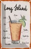 vianmo Blechschild 18x12 cm Alkohol Long Island Tequila Produktbild-Vorschau 1