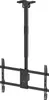 A black ceiling mount for a television, shown against a white background. Anteprima dell’immagine prodotto