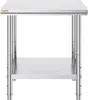 Stół roboczy ze stali nierdzewnej 760 x 600 x 70 mm Do Podgląd zdjęcia produktu 10