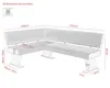 Hela Tische, Eckbank Sitzecke Lyon, langer Schenkel rechts, Produktbild-Vorschau 3