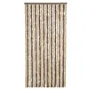 Design Fliegenvorhang Dunkelbraun und Beige 100x230 cm Produktbild-Vorschau 3