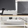 ONVAYA® Cable Channel Desk | White | Držiak na jednoduchý Náhľad obrázku produktu 7