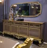 Casa Padrino Luxus Barock Möbel Set Sideboard mit Spiegel Produktbild-Vorschau 1